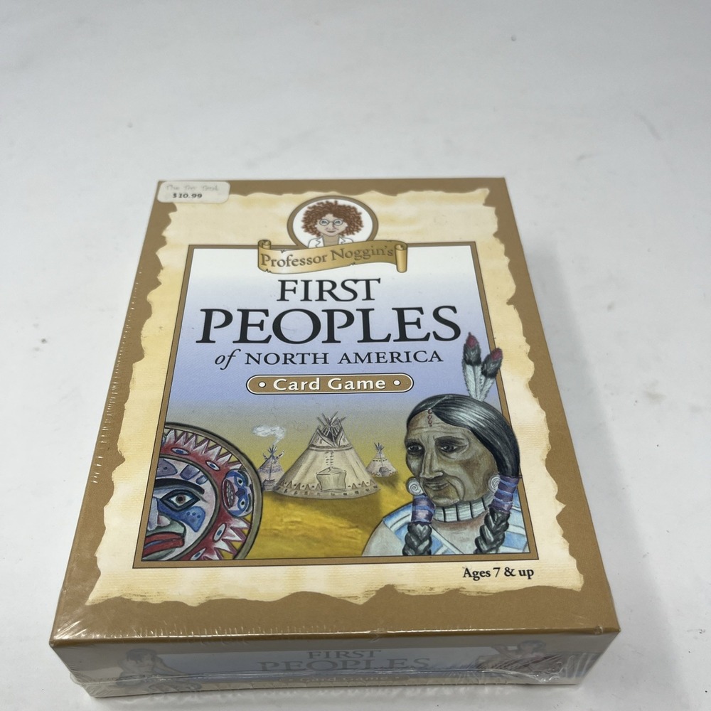 First Peoples Of North America Card Game Trivia Professor Noggin's, NEW, SEALED